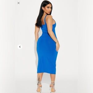 Kiss me sleeveless Midi dress from Fashion Nova size L
